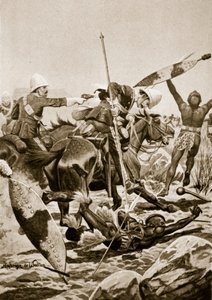 The 17th Lancers Pursuing the Zulus after Ulundi by Ambrose de Walton